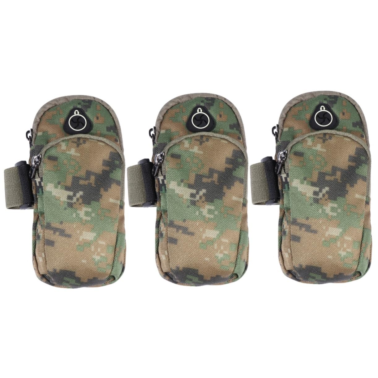 jojofuny 3 Piezas Bolsa de Brazo para teléfono móvil al Aire Libre brazaletes para Correr Bolso de la Banda del Brazo para el teléfono Soporte para Celular Caja del Brazo del teléfono