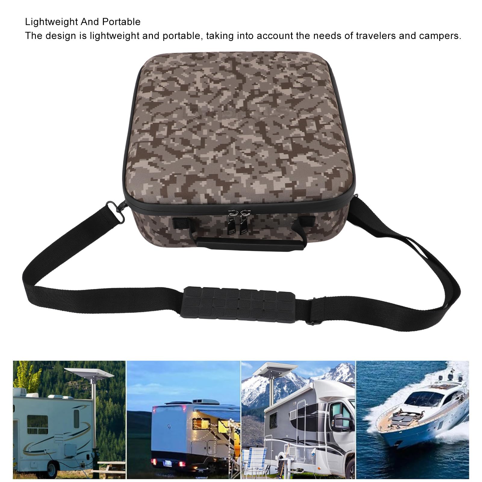 Aramox Case Rigido Satellitare, Tessuto Oxford, Resistente all'impatto, Prova della Polvere di Pioggia, Compatibile con Mini SE e Dispositivi Simili, Ideali per Viaggiatori e Campeggiatori