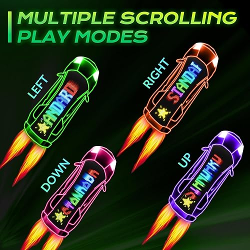 Vista 10 de KJOY Letrero LED USB de 5 V, Bluetooth, control de aplicaciones, flexible, programable, diseño de texto personalizado, pantalla de desplazamiento