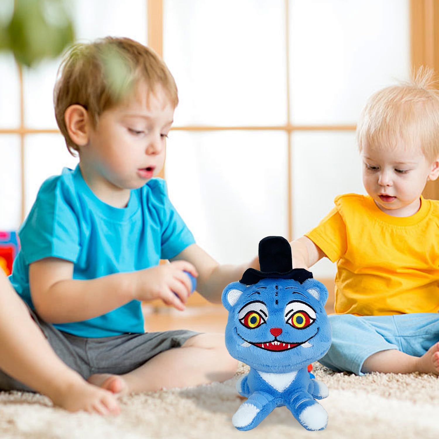 K-pop Demon Hunters Plüschtier - Lila Tiger, Weicher Plüsch, PP-Baumwolle Füllung