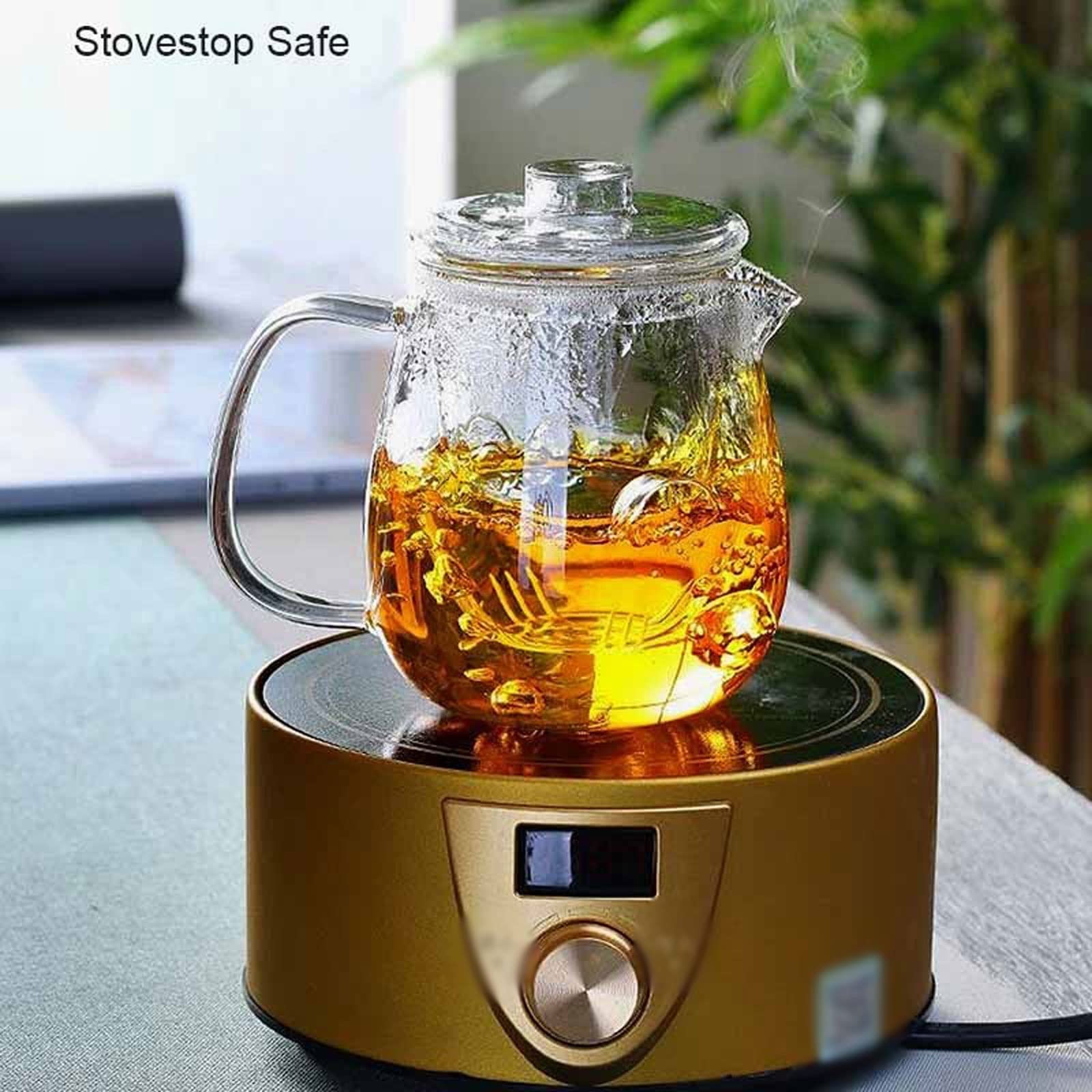 Czajnik 600 ml szklany czajniczek do herbaty, żaroodporny szklany czajniczek z filtrem, czajnik Puer, zaparzacz do herbaty, kubek biurowy, herbata Kung Fu