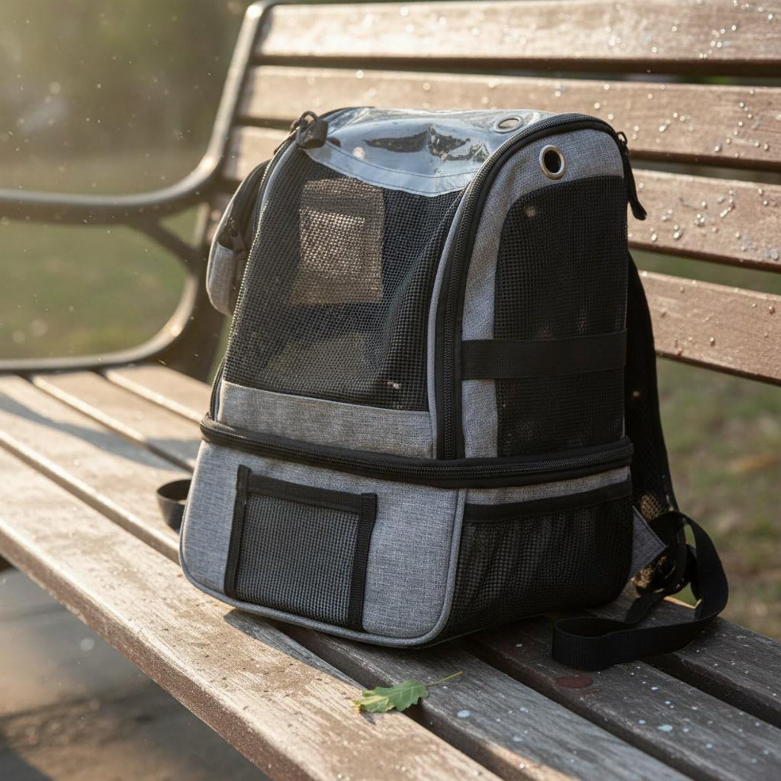 Portatile Borsa Ossigeno da Trasporto Organizer per Concentratore Respiratorio Tasca Separabile Cinghie Regolabili Rete Arieggiata Adatta a Viaggi Shopping Attività Esterne, Viola