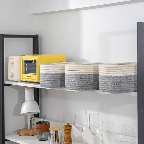 Miniatura 7 de CubesLand Cestas de almacenamiento con estantes de cubo para organizar, estante tejido, estantes de armario, cesta de juguetes, caja de guardería,