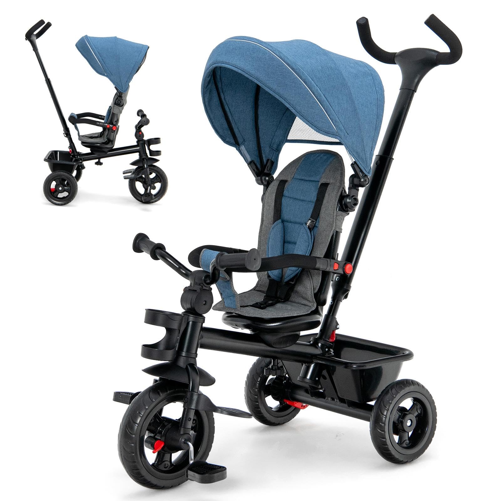 Radio Flyer Tricycle Huluwat Blue 10 Kids Tricycle With