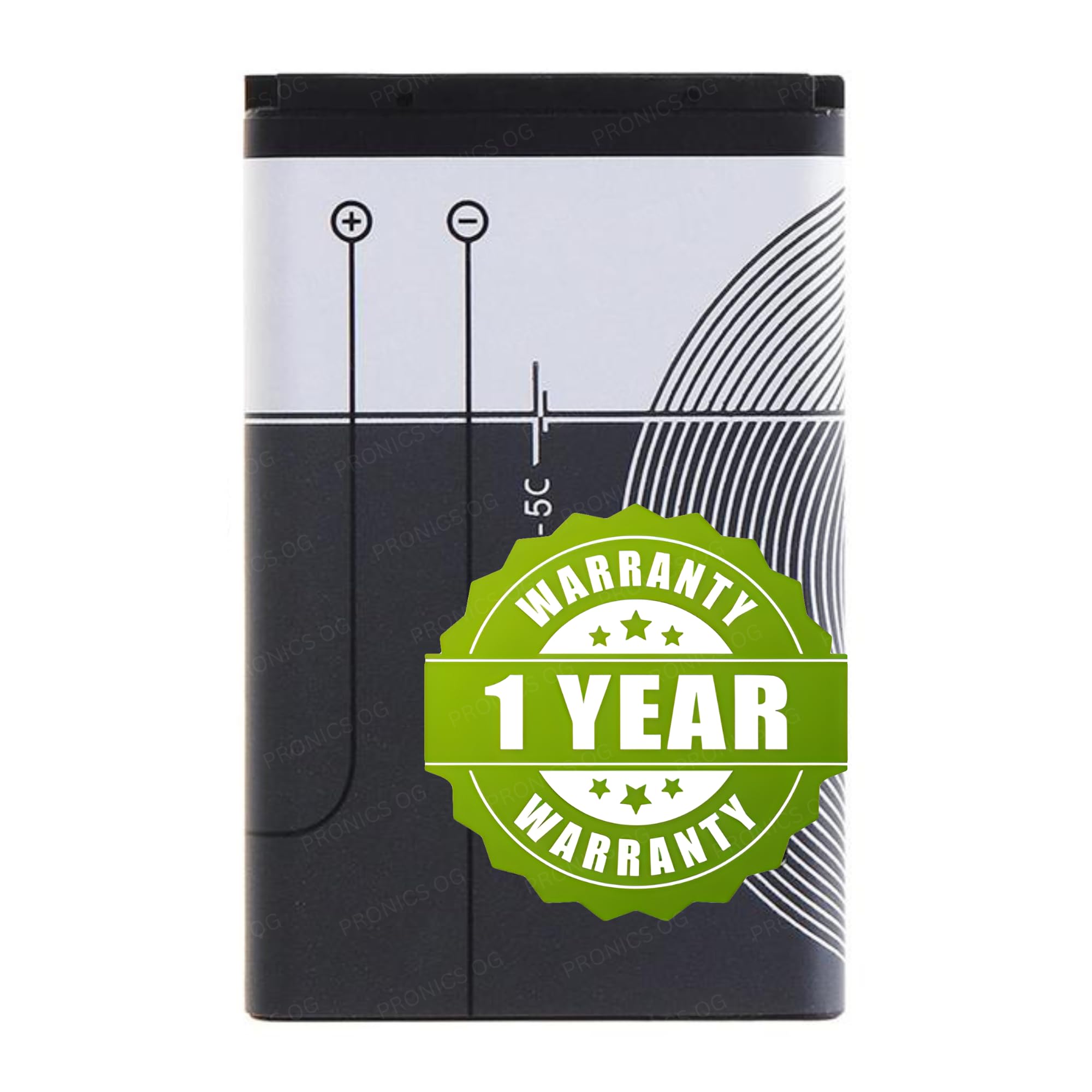 Pronics Original 1020 mAh BL5C Battery for Nokia 1100 1101 1110 1110i 1112 1200 1208 1280 1600 1650 2310 2600 2700 3100 3110 3120 5130 6030 6230 6230i E50 E60 N70 N71 N72 (1 Year Warranty) (B0DHJGVXZ7) Amazon Price History, Amazon Price Tracker