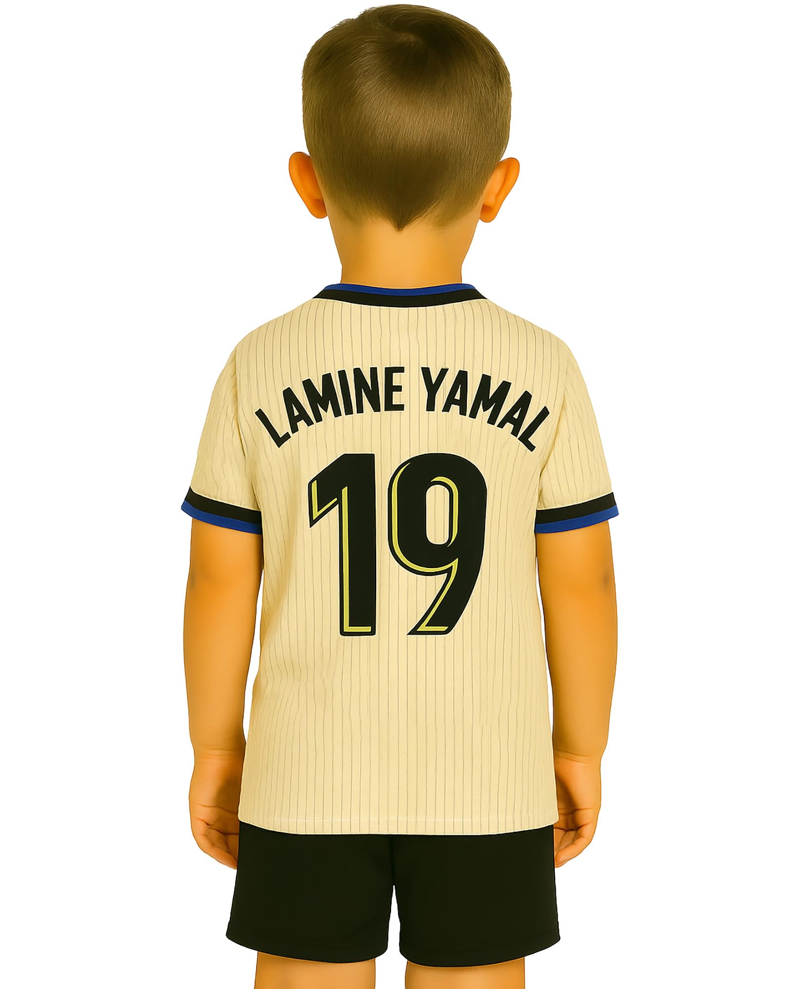 Barccee Lamine Yamal 10 Football Jersey | Home, Away & Third Kit | Half Sleeve Soccer T-Shirt for Men, Boys & Kids | Fan Jersey(Kid's,Boy's & Men)-image-17