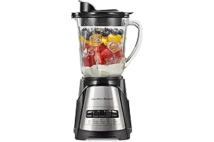 Hamilton Beach Power Elite Wave Action Blender for Pink Smoothies and Shakes