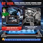 Autel Scanner MaxiCOM MK900BT, 2026 MK900-BT Outil de diagnostic bidirectionnel, 2.0 BT V. des MK900 MX900 8in Jusqu'à MK808S MK808BT PRO MX808S MK808Z, 3K+ Essais actifs, 40+ Réinitialisez CANFD DoIP, FCA SGW