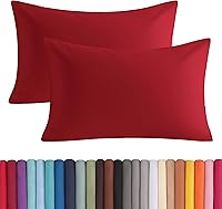 Vista 11 de BEDSUM Juego de 2 fundas de almohada de microfibra estándar suaves, resistentes a las arrugas y de fácil cuidado con cierre de sobre para niños, 20
