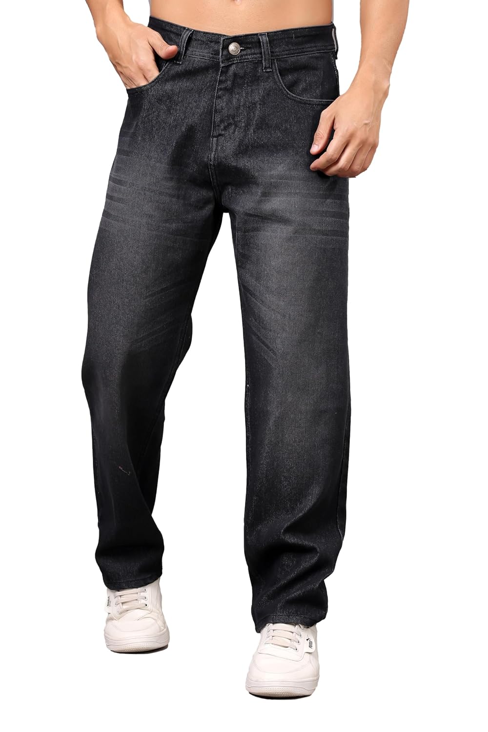 Men’s Baggy Fit Denim Jeans – Stylish Loose Fit Casual Denim Pants for Men, Durable Comfortable Streetwear Jeans with Butt... - Review, Price and Buying Guide