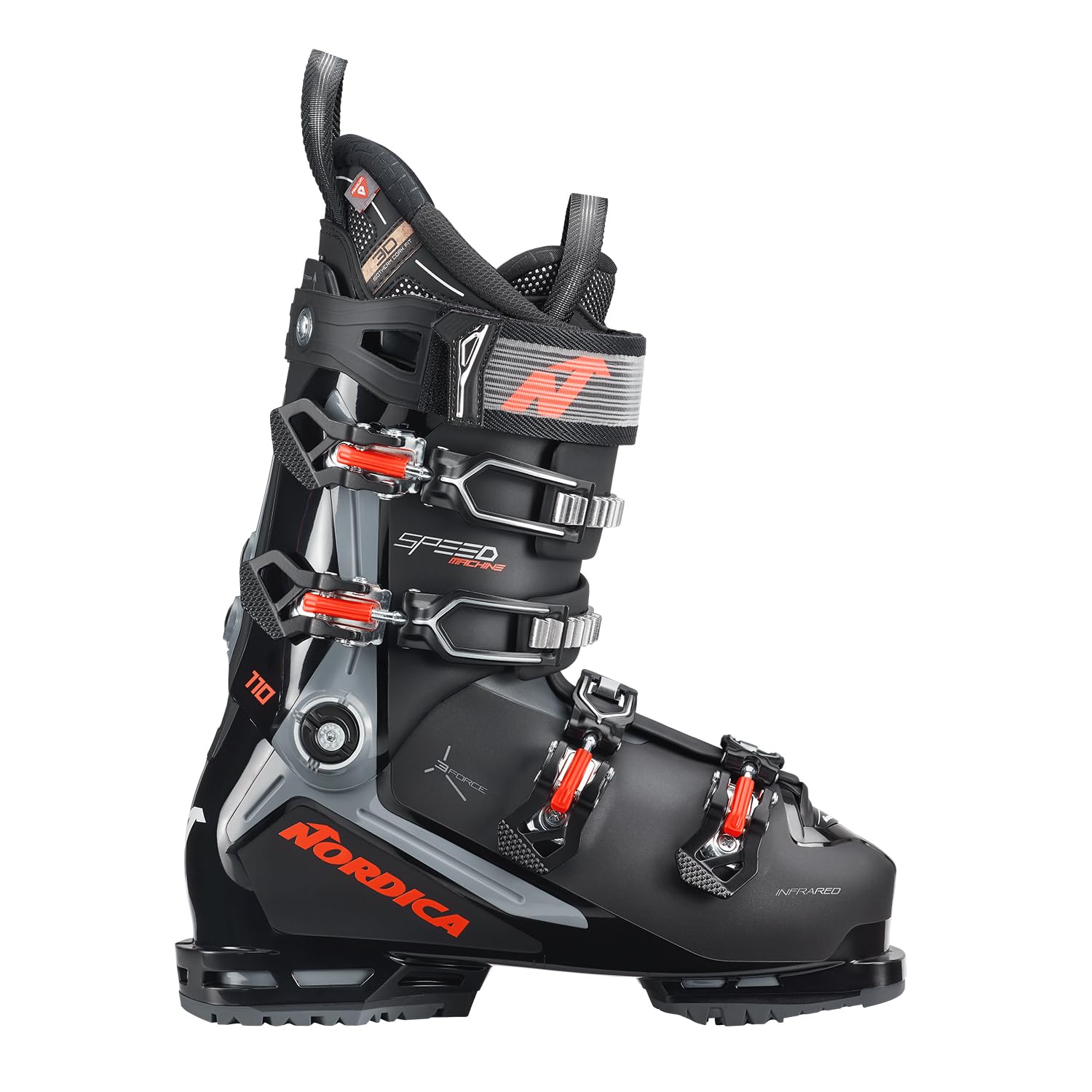 Nordica - Buty narciarskie Speedmachine 3 110 Gw czarne męskie - czarne