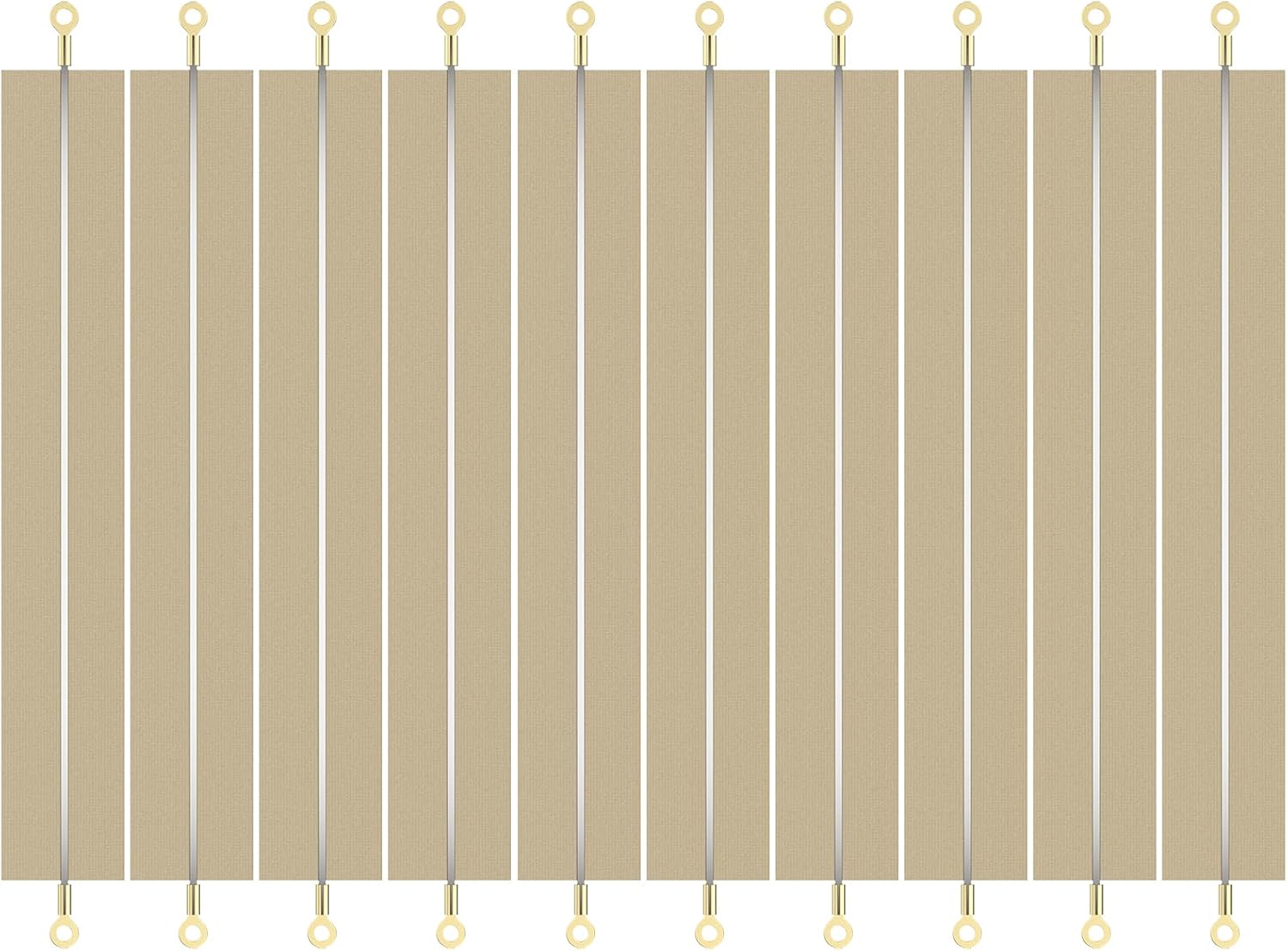 10 Pieces 8 Inch Impulse Sealer Replacement Parts Heat Seal Strips Replacement Element Grip Impulse Sealer Repair Kits for 8-inch Heat Sealers, 200mmx2mm