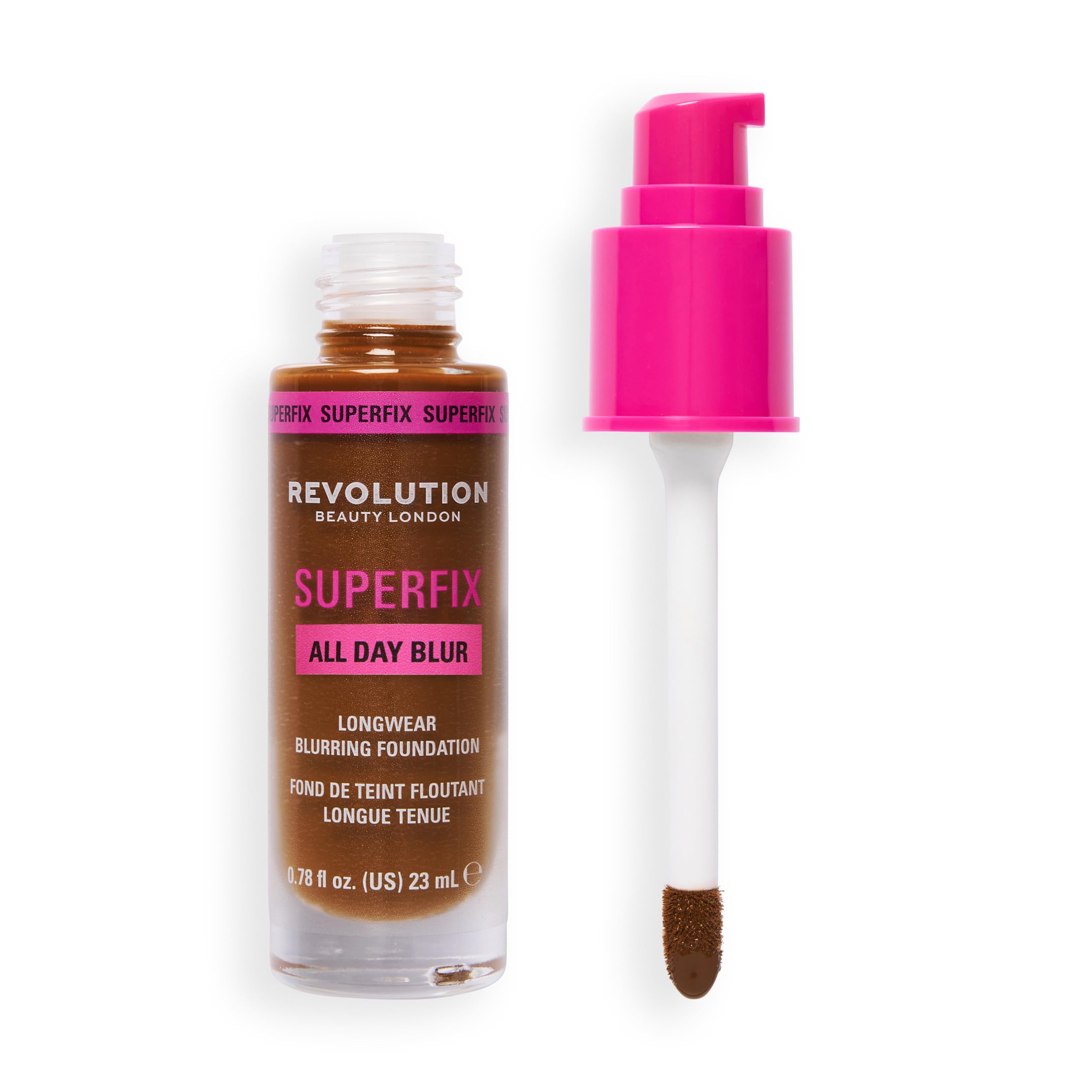 Revolution Superfix Blur Longwear Foundation, F14.9NC, 23ml