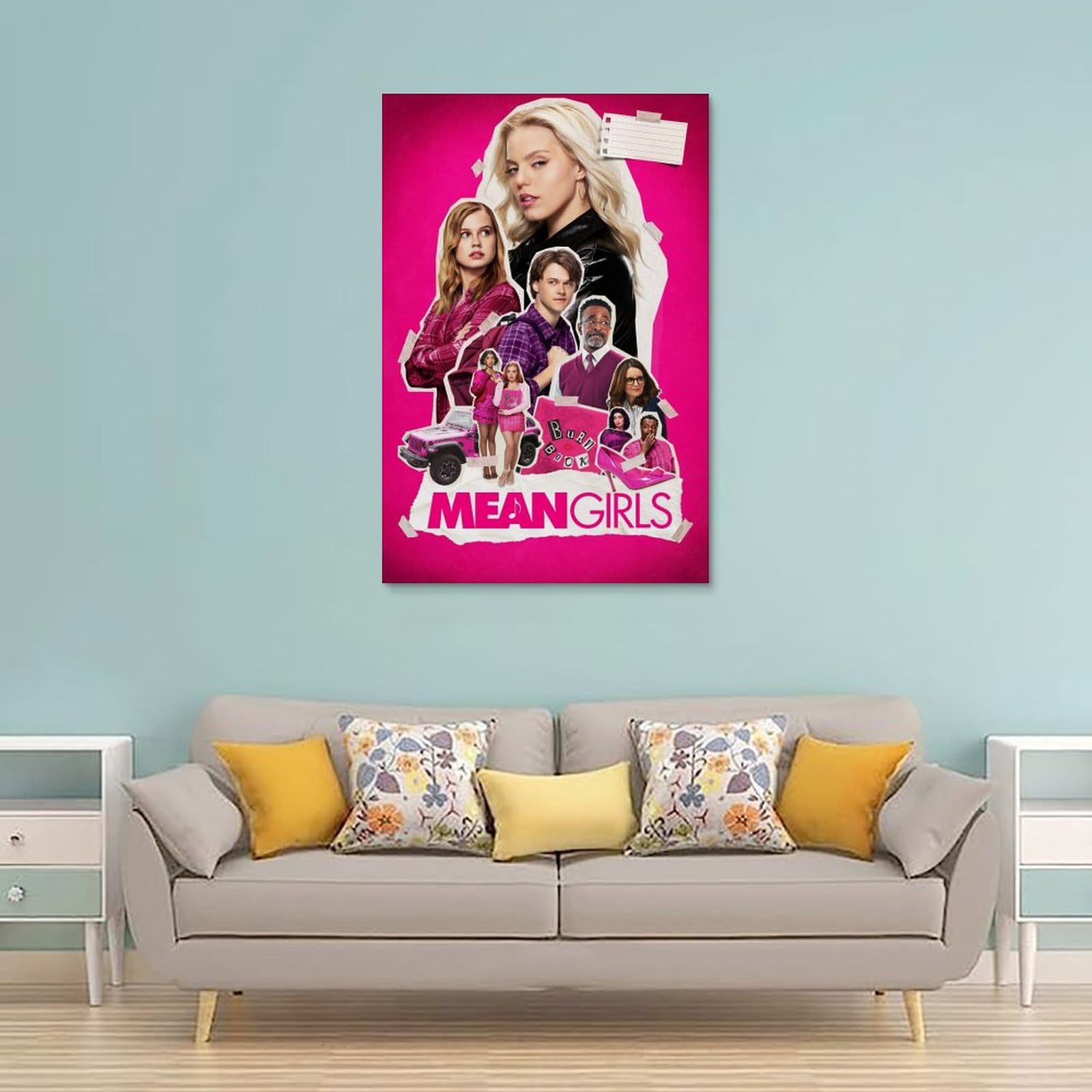 Amazon.co.jp: コメディ映画ポスター ミーンガールズ 2024年 部屋用