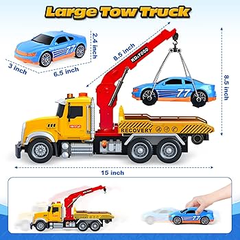 Amazon.co.jp: Bstoyder 大型レッカー車 おもちゃ 15インチ