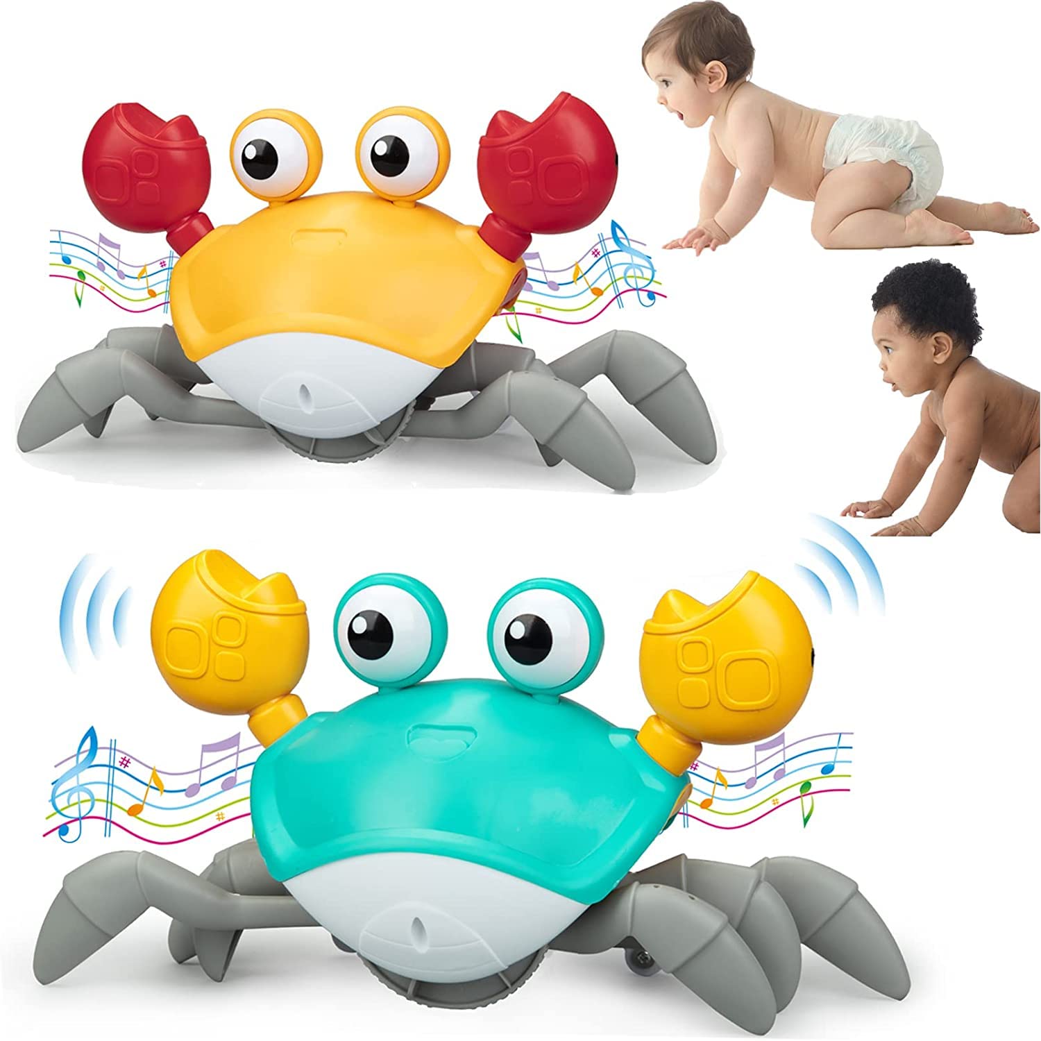 See full amazon price history chart for Kidology 2 Pc Kids Electronic Musical Crawling Crab Baby Toy, Light-Up Toy with USB Rechargeable, Walking Moving Toys Gifts for Toddler Girls Boys, Multicolor Kidology 2 Pc Kids Electronic Musical Crawling Crab Baby Toy, Light-Up Toy with USB Rechargeable, Walking Moving Toys Gifts for Toddler Girls Boys, Multicolor (B0BRKLKZBV) Amazon Price History, Amazon Price Tracker