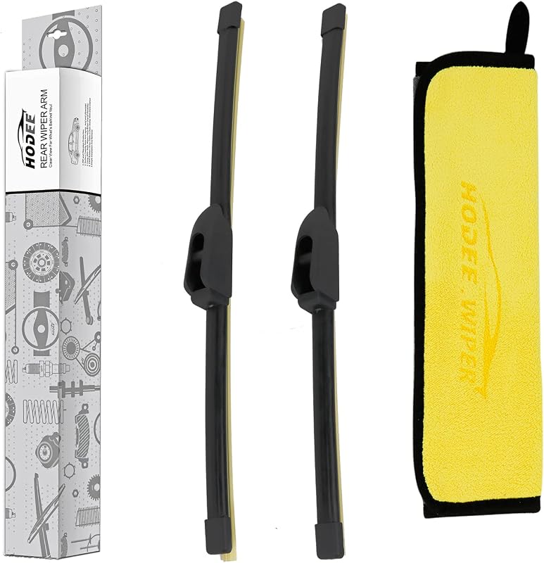 Palhetas do limpador traseiro HODEE para Hyundai Elantra GT, Hyundai i30, Kia Forte, Jaguar F-PACE e Alfa Romeo Stelvio – Kit com 2