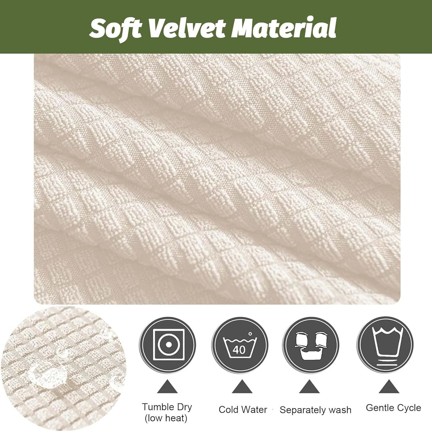 FUANGUI Banquet Armchair Slipcover Chair Covers with Arms Stretch Club Chair Slipcover Soft Armchair Sofa Covers Anti-Slip Furniture Protector for Dogs Pets Home Living Room Decor, 03