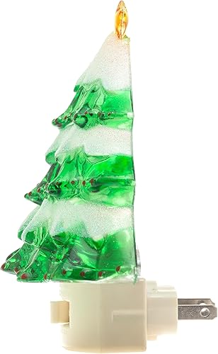 Miniatura 3 de Luces nocturnas cubiertas de nieve para árbol de Navidad, incluye 5 W C7 y enchufe giratorio con interruptor de encendidoapagado