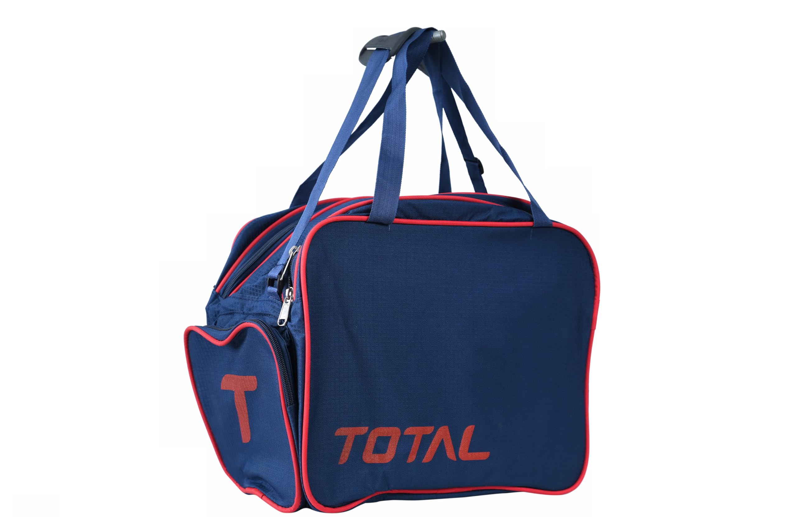 TOTAL Blue Nylon Skating Bag | Waterproof Heavy Duty Roller Skates Bag | Adjustable Travel & Sports Bag for Men, Women & Kids | Fit for Inline & Quad Skates | Ideal for Skating Equipment & Accessories