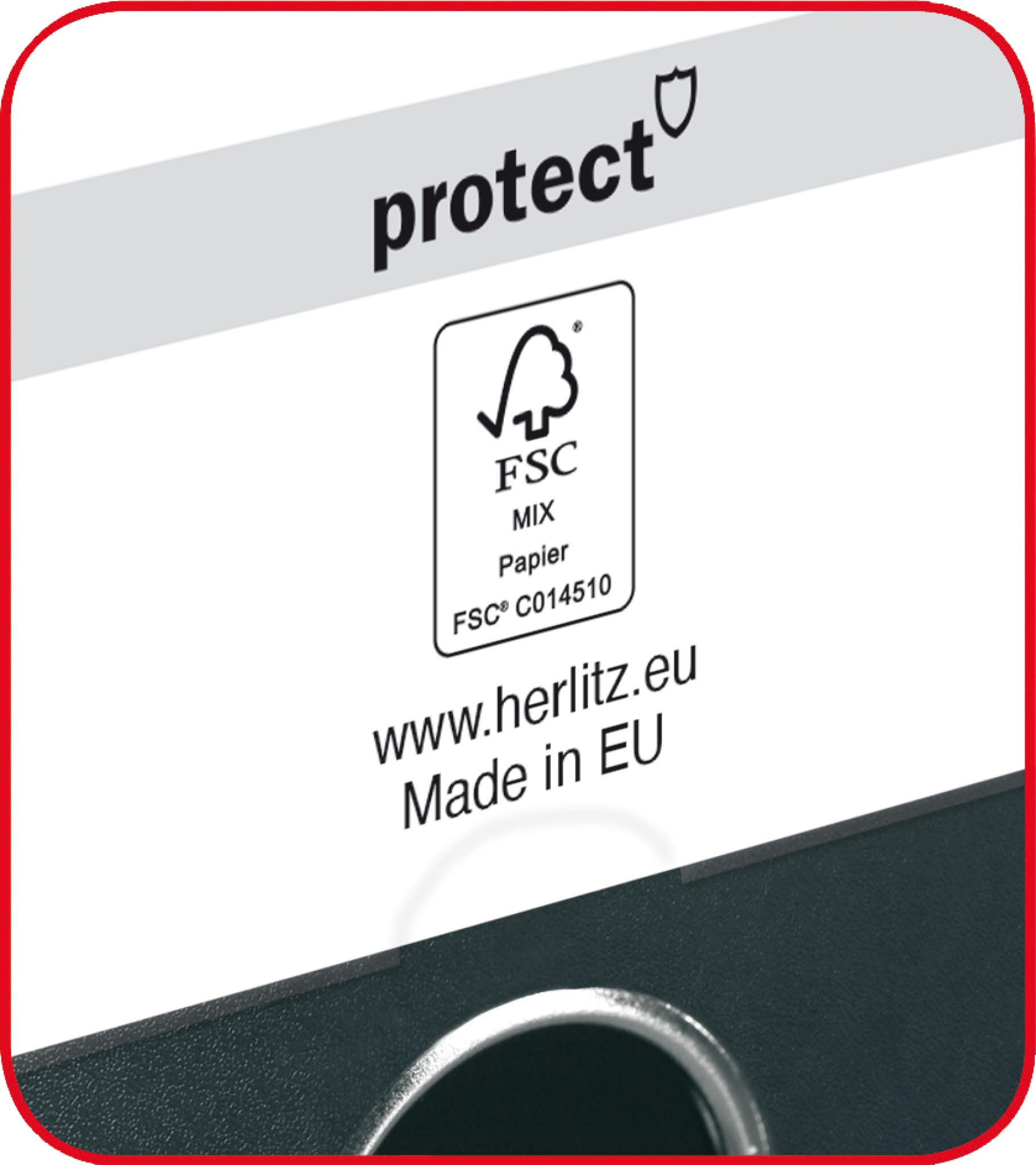 Herlitz maX.File Protect - Cartellina A4, 8 cm, con etichetta sul dorso, 20 pezzi, colore: arancione