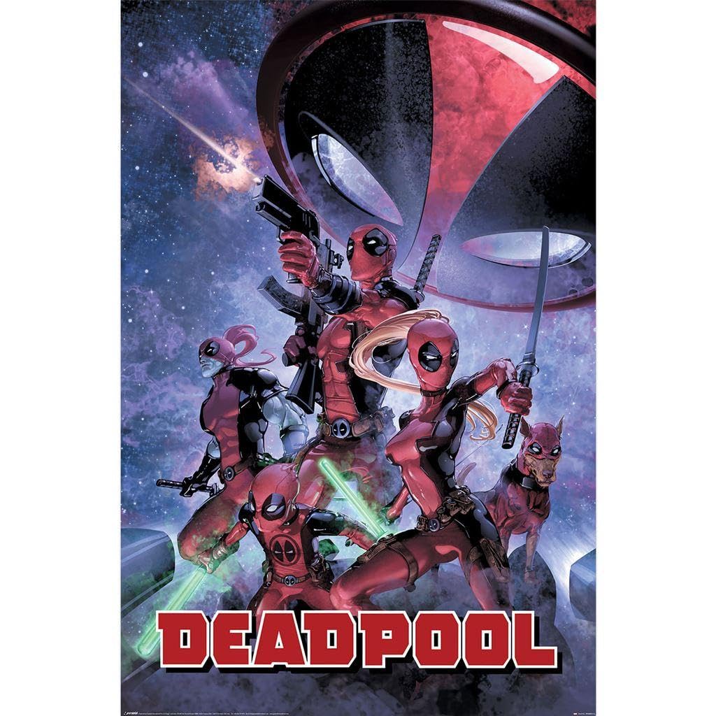 Pyramid International Multicoloured Marvel Deadpool Family Poster