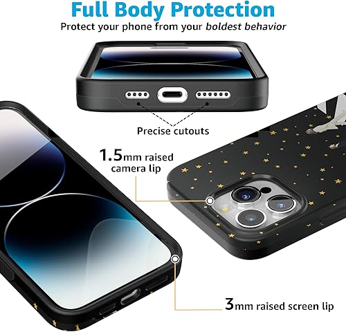 Vista 254 de Casely Funda para iPhone 15 Pro Jardín Secreto Flores mixtas Funda atrevida Compatible con MagSafe y botón de acción Jardín Secreto Floral