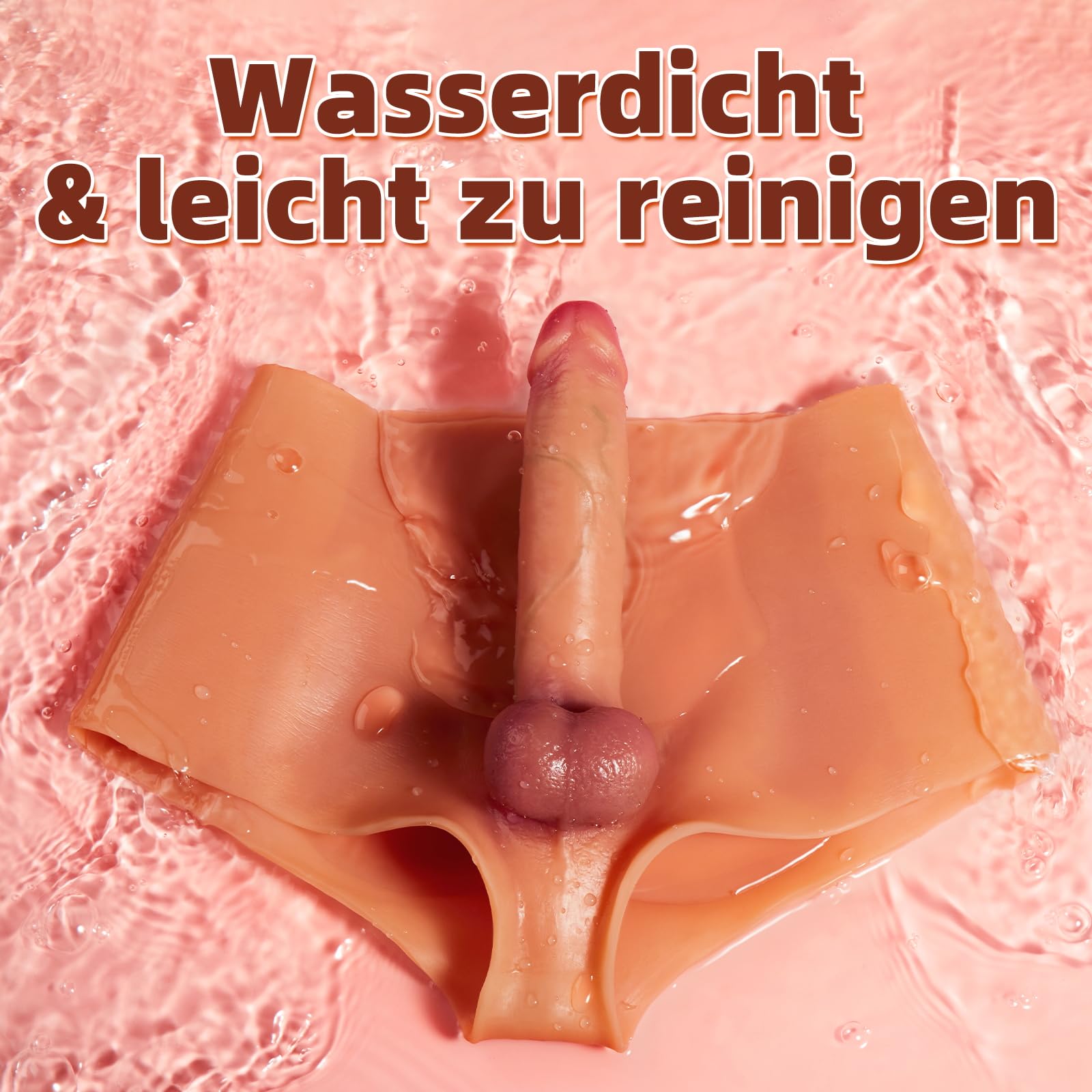 Strap-on Consoladores - Dildo Realista Dildo Anal 18,5cm con Arneses Sexuales de Silicona Altamente Elástica, Juguetes Sexuales para Pareja y Juguetes Eróticos, Pene Realista