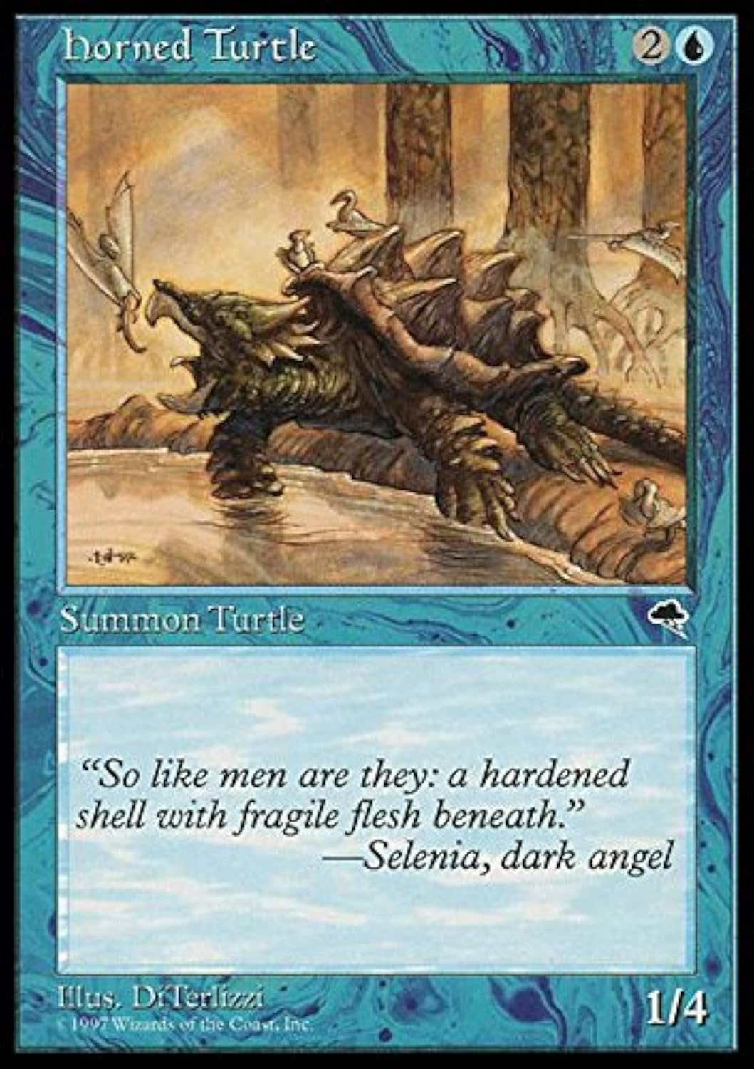 Magic The Gathering - Horned Turtle - Tempest