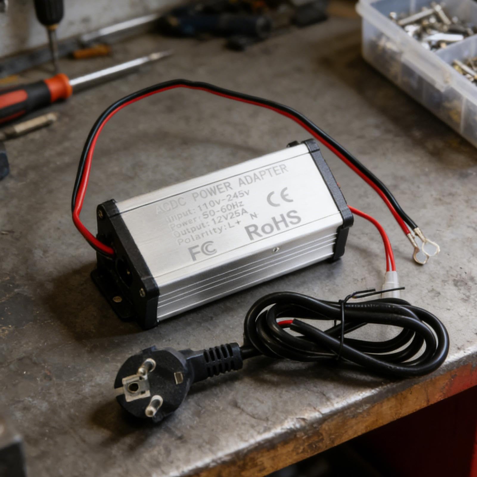 12V Fuente de alimentación portátil Plug and Play convertidor para
