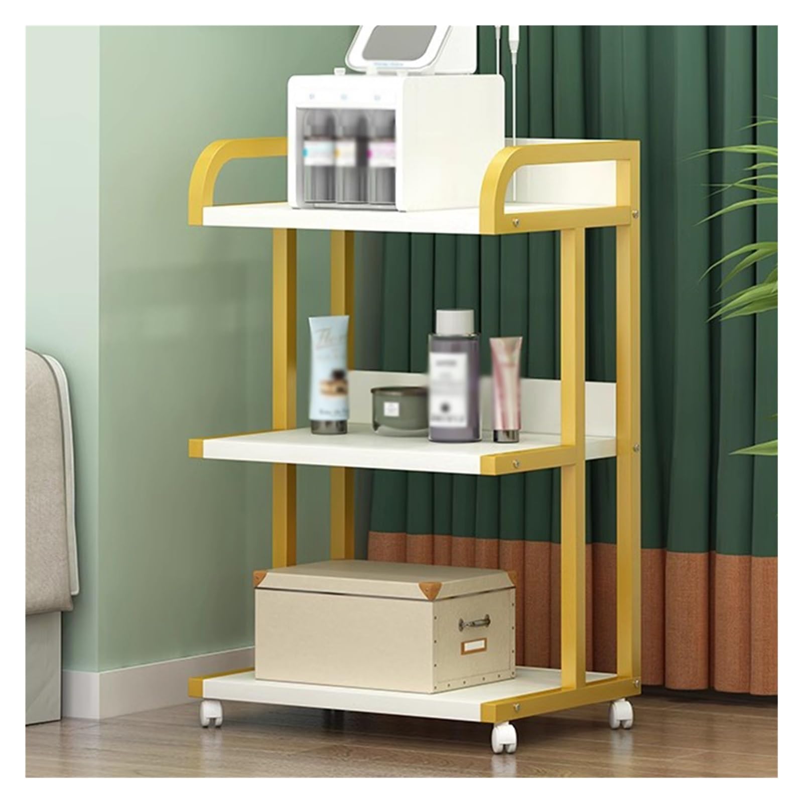 Rollwagen mit Rollen – Beauty Spa Mobile Aufbewahrung Organizer für Kosmetiker