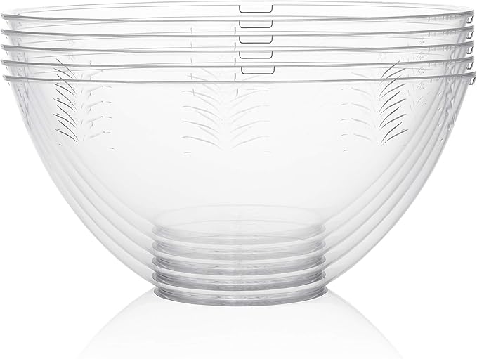 Vaschetta Per Budino E Coperchio, Confezione Da 6 Ciotole Per Budino In Plastica Di Dimensioni Piccole E Medie Per Cottura Al Vapore Verde Smeraldo (0,5 Pinta Piccola - Foto 3