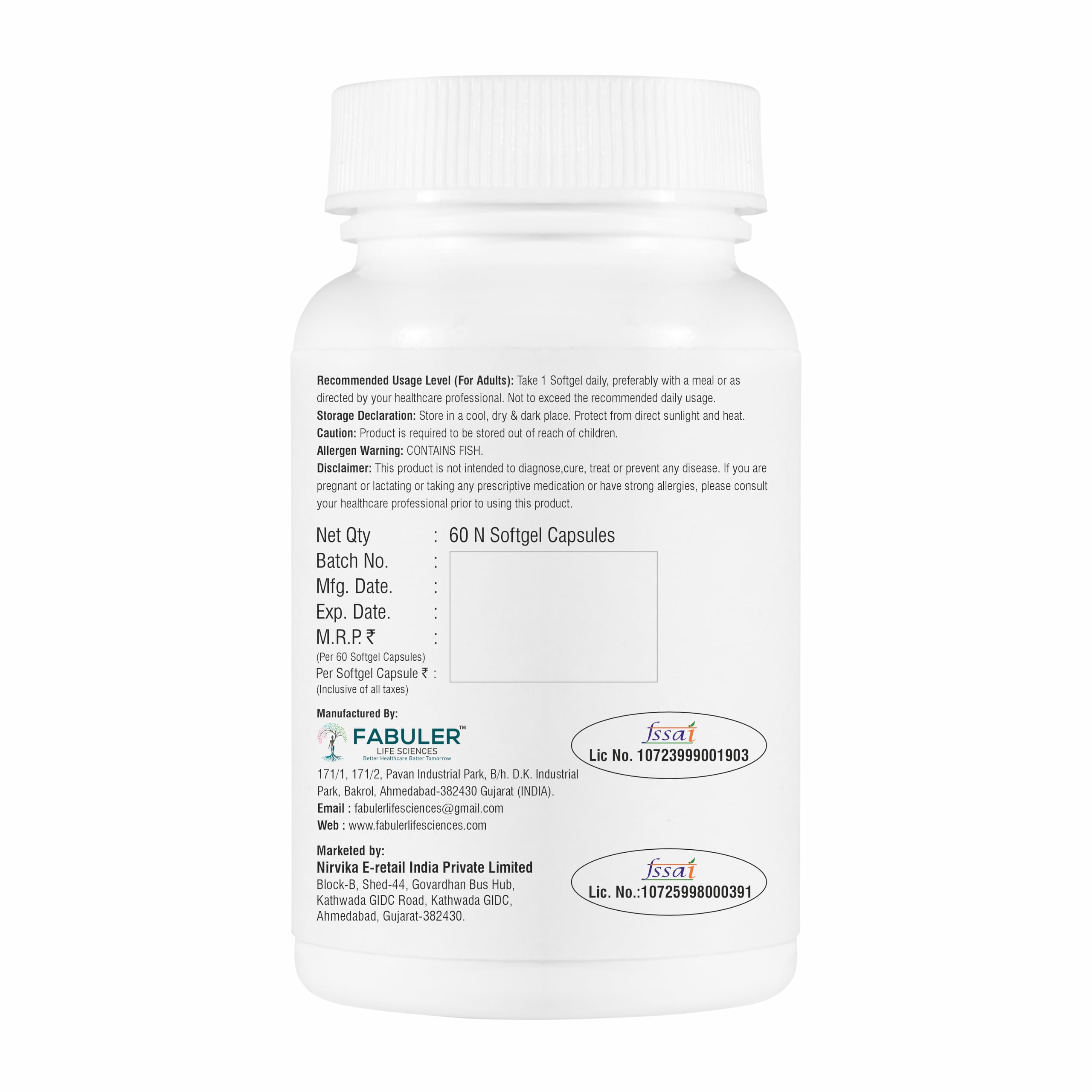 ONEGUARD Salmon Omega 3 Fish Oil Capsules | Salmon Fish Oil Omega 3 Capsule 1000mg For Men & Women | Omega3 Fishoil Supplement For For Heart, Joints, Bones & Skin - 60 Softgels — Amazon image 6