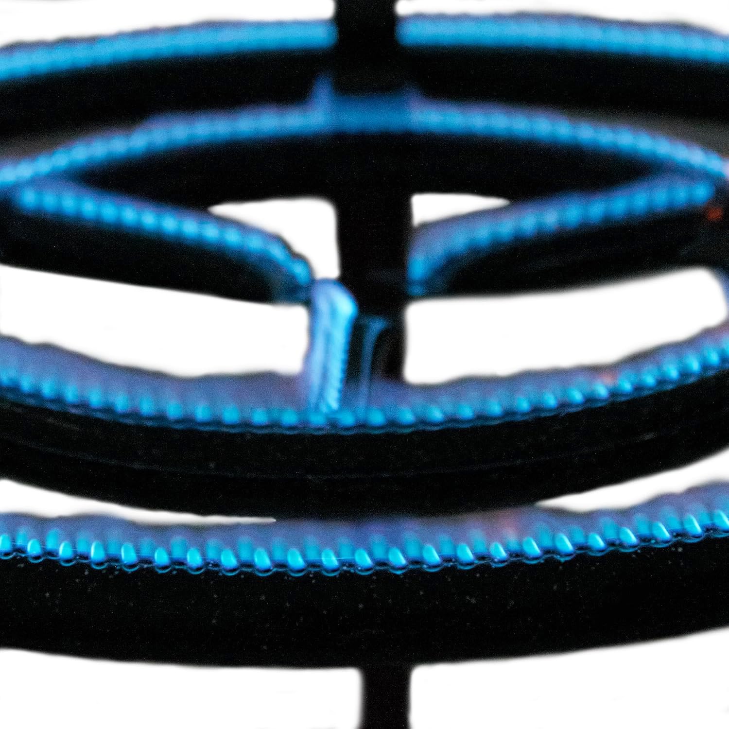 PALUPLUS Bruciatore a Gas per Padelle o Paellera a 2 Fuochi, Diametro 40 cm, Bruciatore in Acciaio Smaltato con Doppio Regolatore di Fiamma, Adatto per padelle da 30 a 60 cm, Potenza 11,4 Kw -4000F