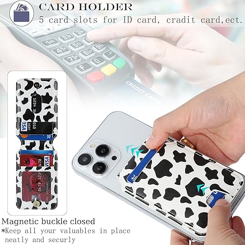 Miniatura 2 de Havaya MAGSAFE(KB)-FBA, Estampado de vaca negro (no funda para teléfono), Classic