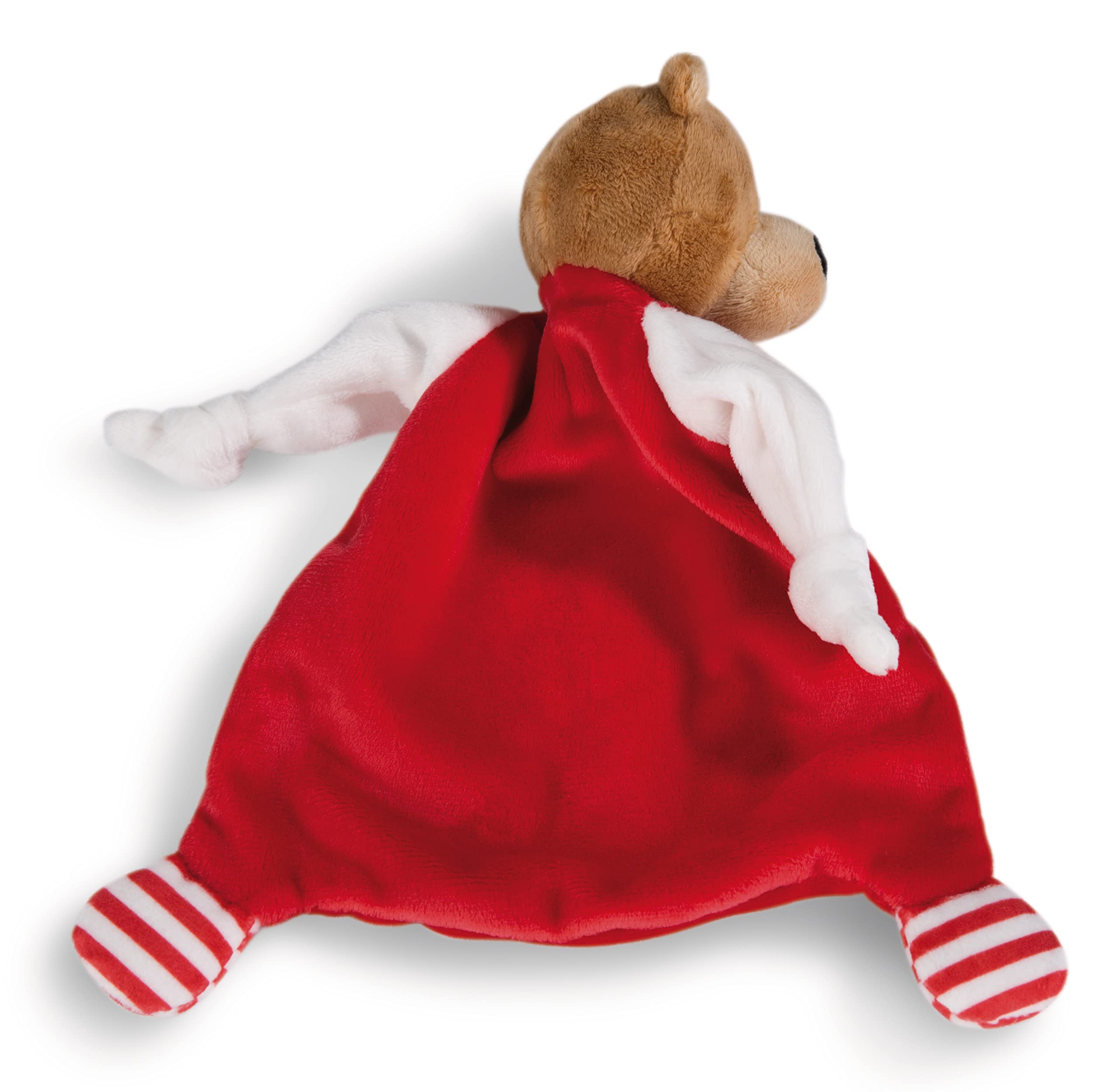 NICI Chusteczka przytulanka FC Bayern Miś Berni 25x25cm czerwona