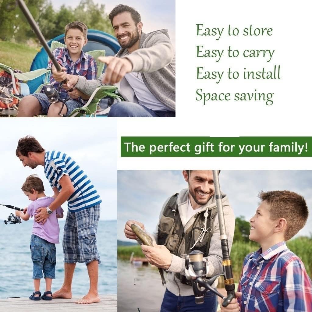 Vertical Fishing Rod Holder Bamboo Pole Rack-23/38/47 Positions Fishing Rack for Storing Fishing Rods - Fishing Pole Holder