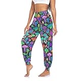 Women Boho Trousers Comfy Sweatpants Yoga Urban Dance Pants S-2XL