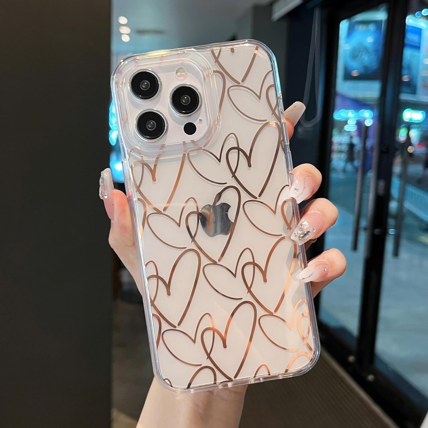 Amazon.com: Jmltech for iPhone 12 Pro Max Case Clear Cute Girly