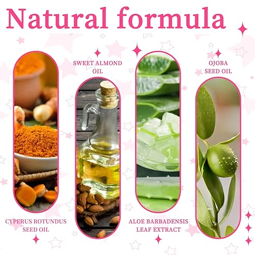 Miniatura 2 de Aceite Cyperus Rotundus para depilación, fórmula natural para reducir y ralentizar el crecimiento del vello corporal, alivia la piel, ingrediente