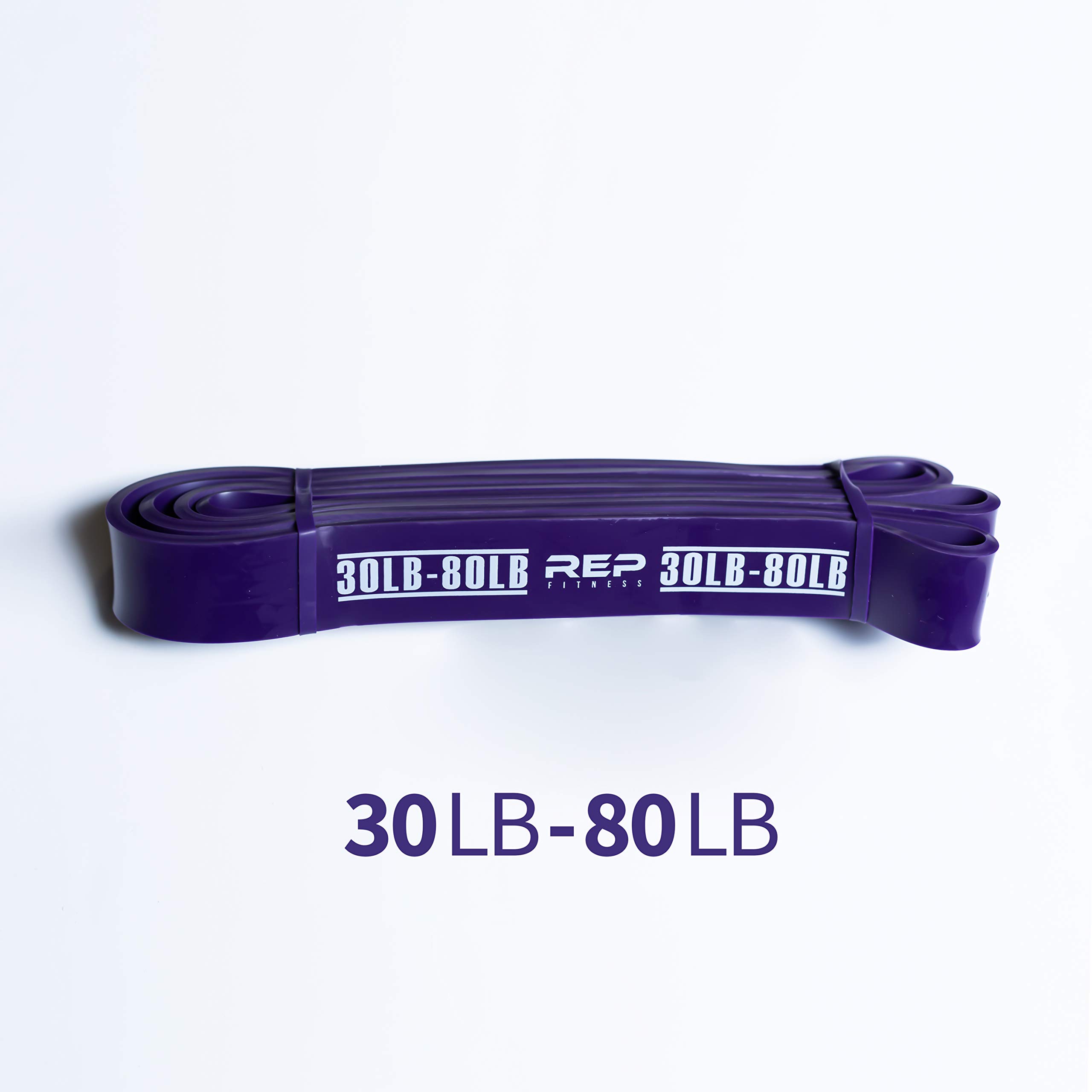 Purple Pull-Up Band - 1.25 inch Wide (40-80 lbs of Resistance), 41 inch Long