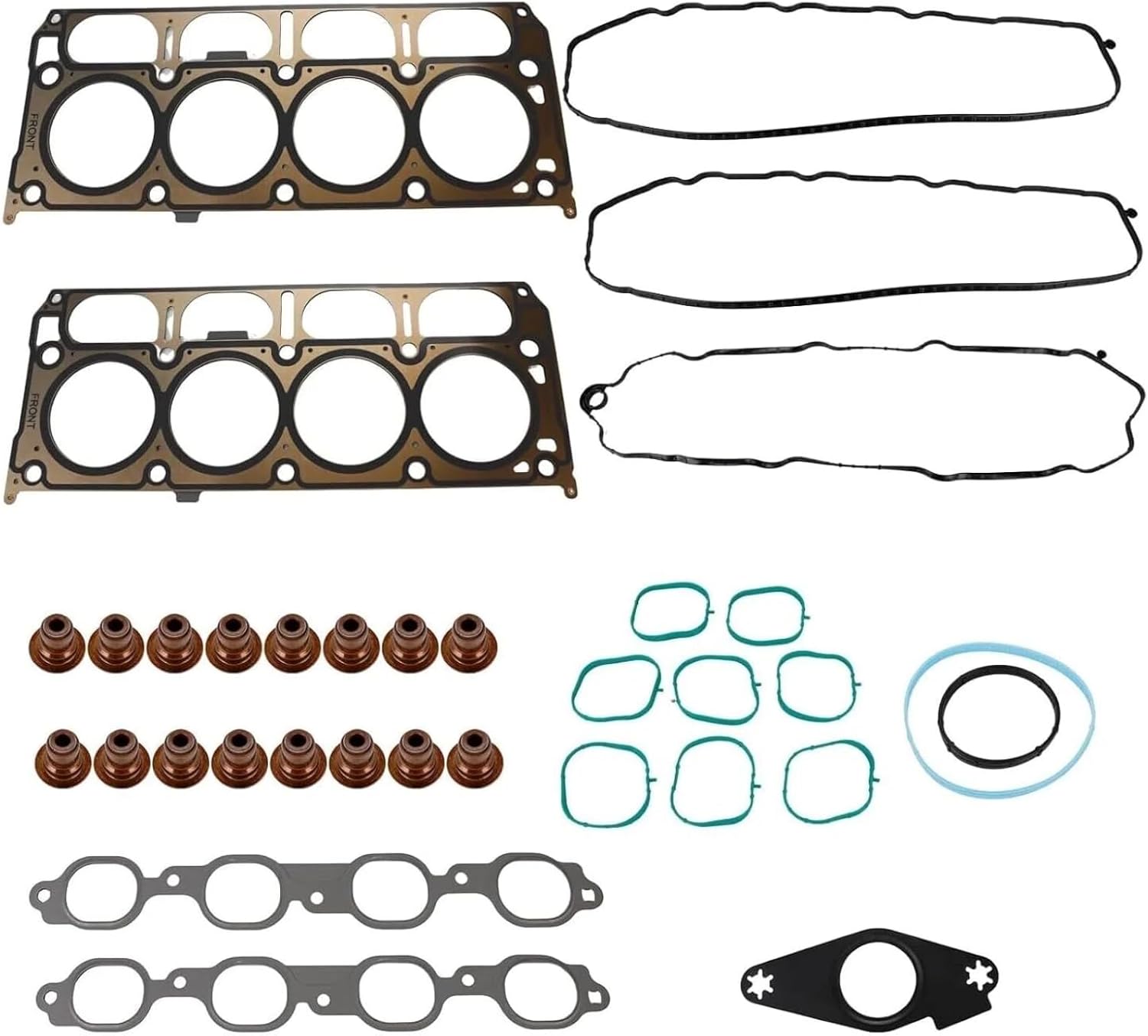 5.3L AFM Gen-5 Engine Rebuild Kit With GM 5.3 Camshaft and Lifters Replacement Kit Fit for 2015 2016 2017 2018 2019 2020 2021 2022 Chevrolet 5.3L L83 L82 L84 L8b OE#12619823 12645725 12499225