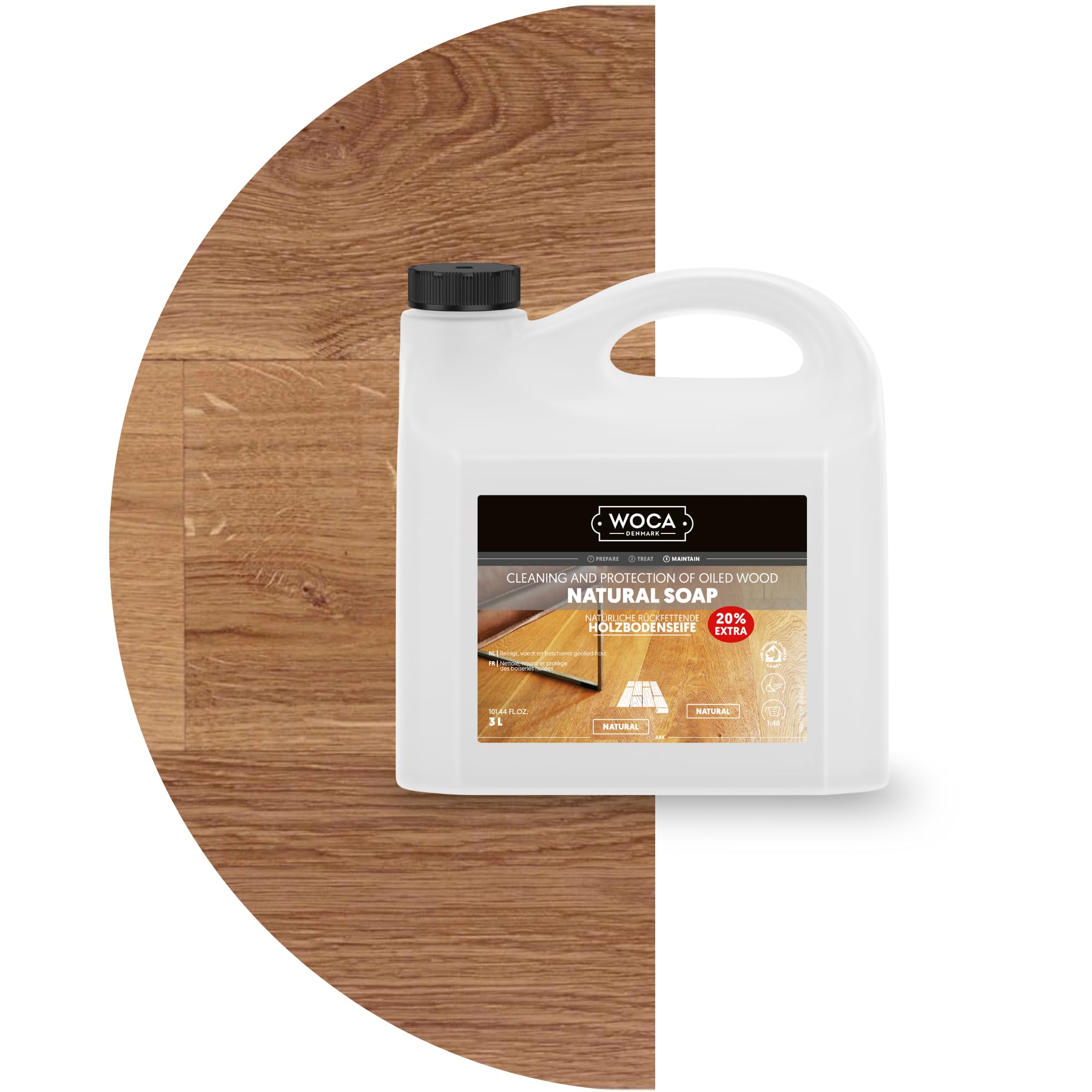 Woca Savon pour parquets en bois, 511030A