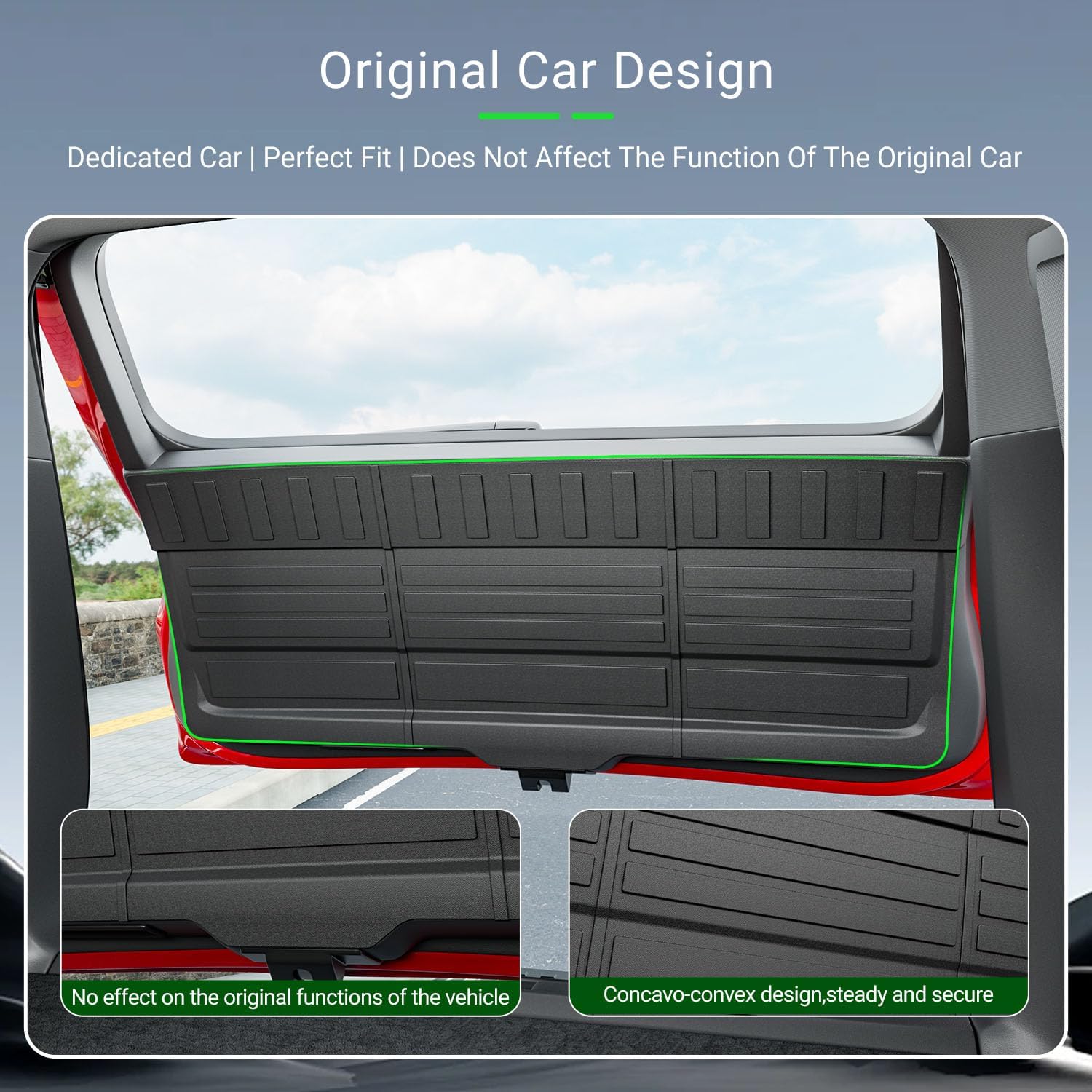 Liftgate Mat Compatible with 2025 2026 Toyota 4Runner Cargo Liner Trunk Mat Liftgate Liner Replacement for 2025 2026 Toyota 4Runner Accessories