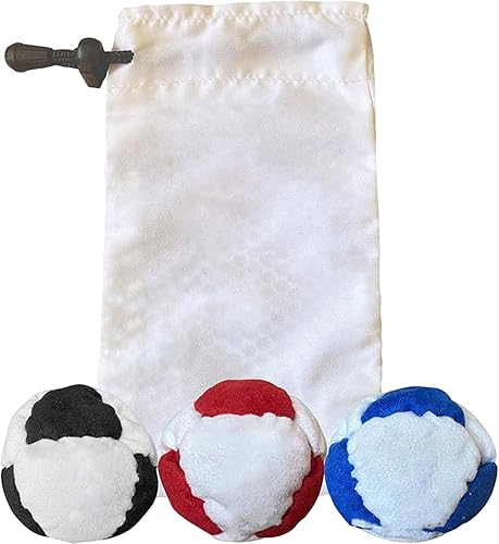 ASUIU 2.37 inches Soccer Footbag s Soft Plush Footbags for Adults Durable Fleece