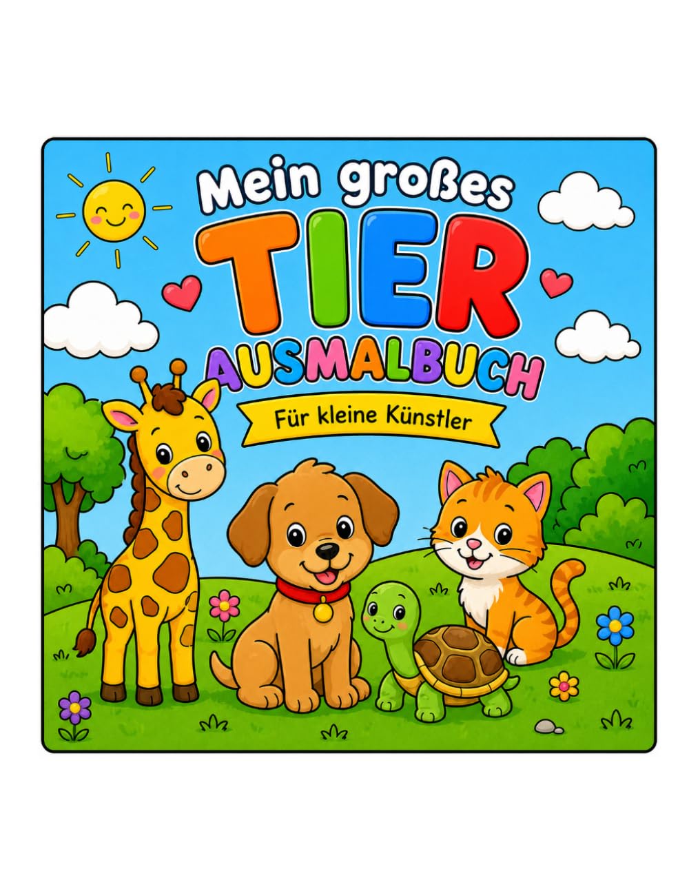 Mein großes TIER AUSMALBUCH