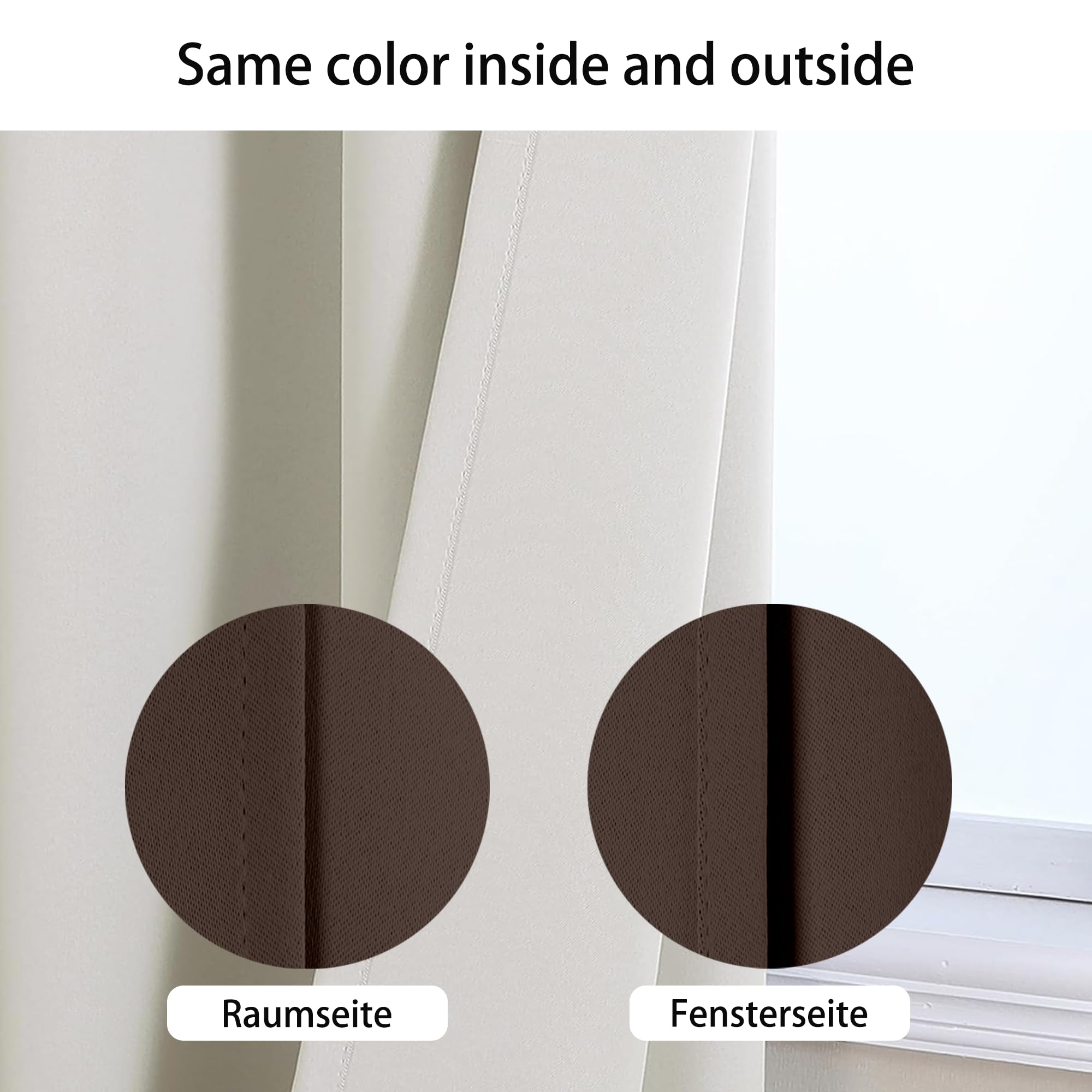 Verdunklungsvorhänge mit Öse 200 x 390 cm Thermo Vorhang Gegen Kälte Und Hitze Blickdicht Verdunklungsvorhang Ösenschal Vielen Farben Und Größen für Wohnzimmer, Hellgrau