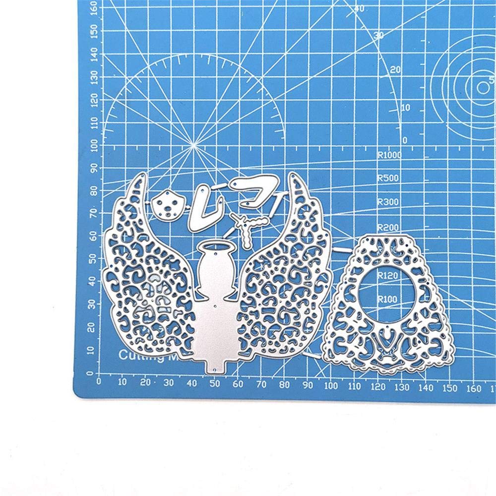 Fustella Metallica Per Scrapbooking | 125x80 Mm | Acciaio Al Carbonio | Taglio Preciso Per Biglietti E Album Fai Da Te