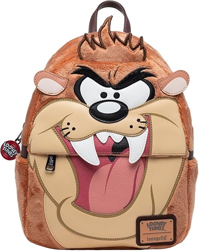 Loungefly Warner Brothers Looney Tunes Tasmanian Devil - Mochila de felpa para mujer, Varios colores, Ltbk0007
