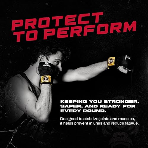 Miniatura 3 de Beast Gear Vendas de mano para guantes de boxeo  Vendas rápidas de gel interior para hombres y mujeres para deportes de combate, artes marciales